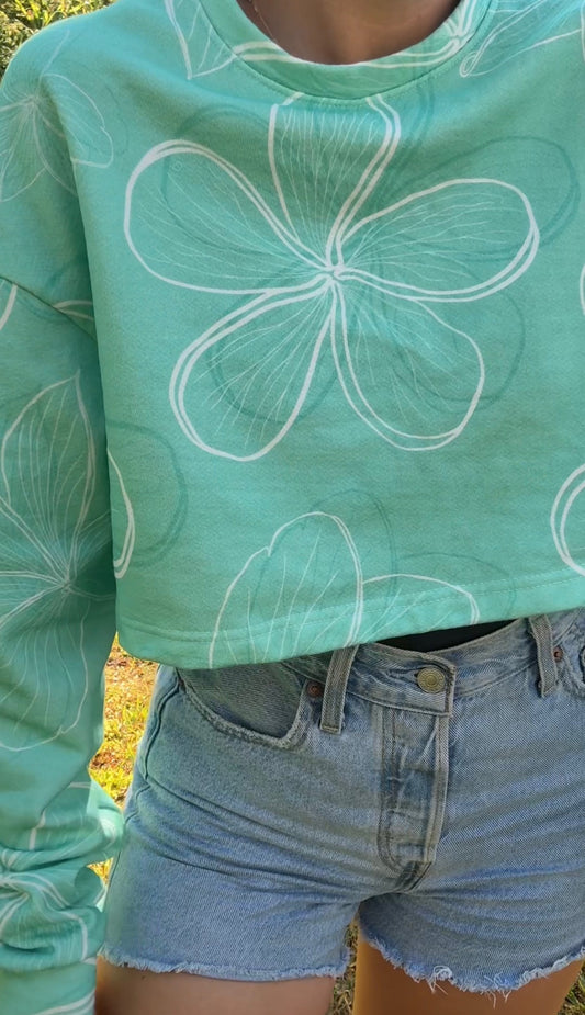 Club Cropped Sweatshirt - 100% Organic Cotton