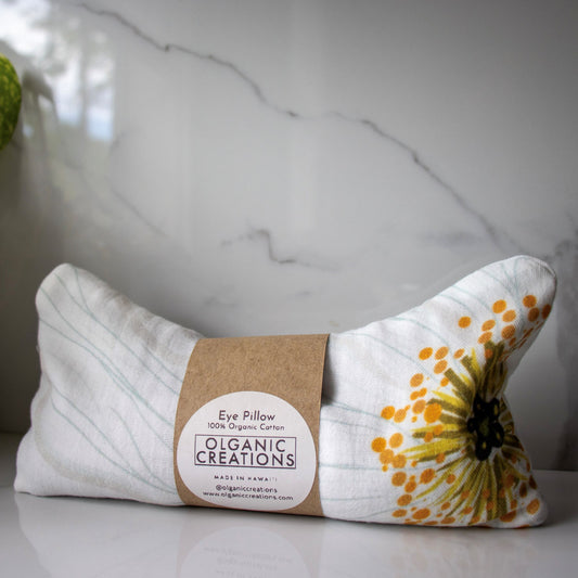 Eye Pillow w/ Organic Lavender Buds - Organic Cotton