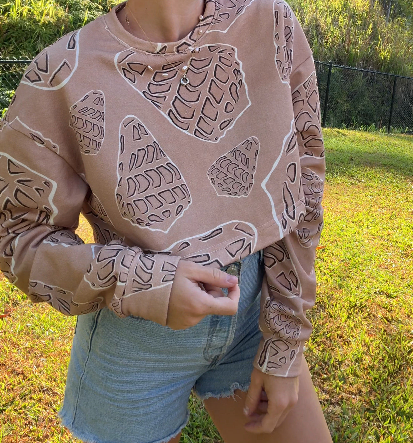 Club Cropped Sweatshirt