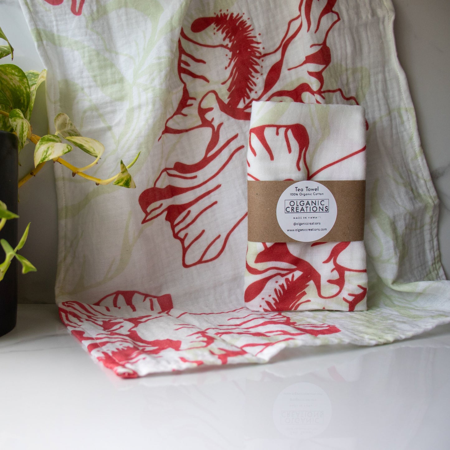 Tea Towel - 100% Organic Cotton