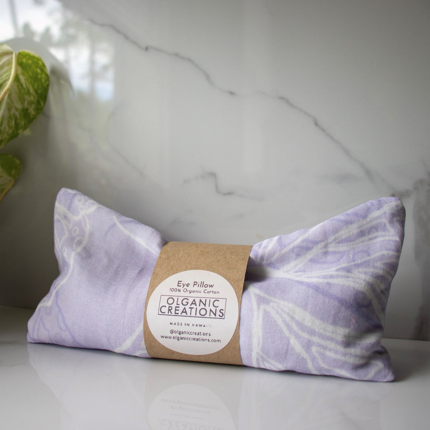 Eye Pillow w/ Organic Lavender Buds - 100% Organic Cotton