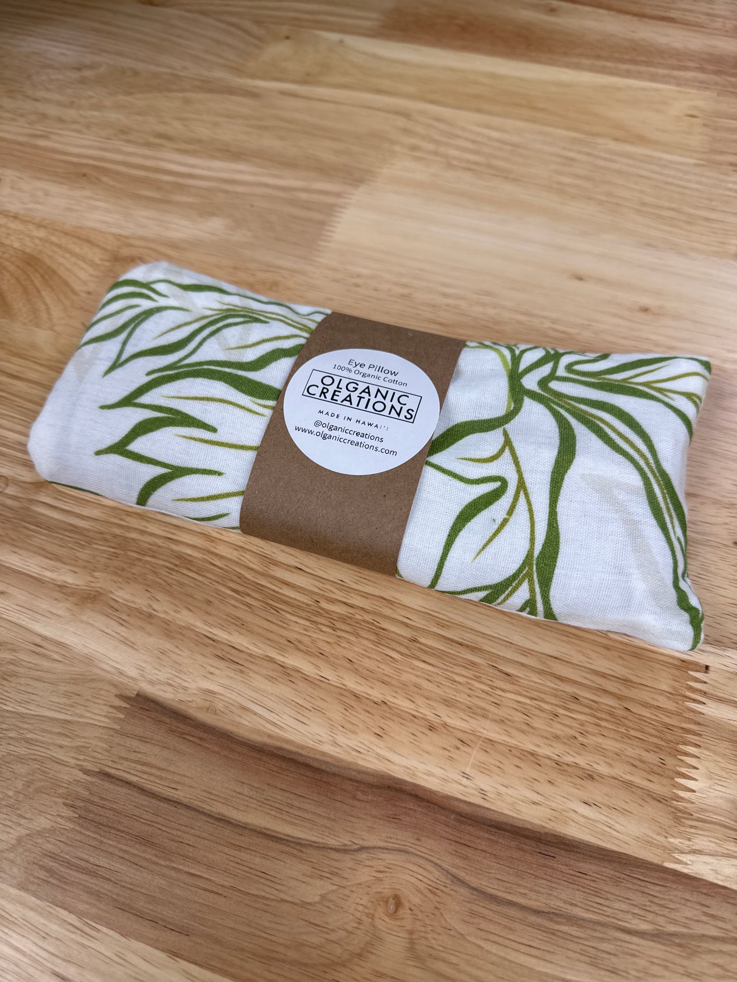 Eye Pillow w/ Organic Lavender Buds - Organic Cotton