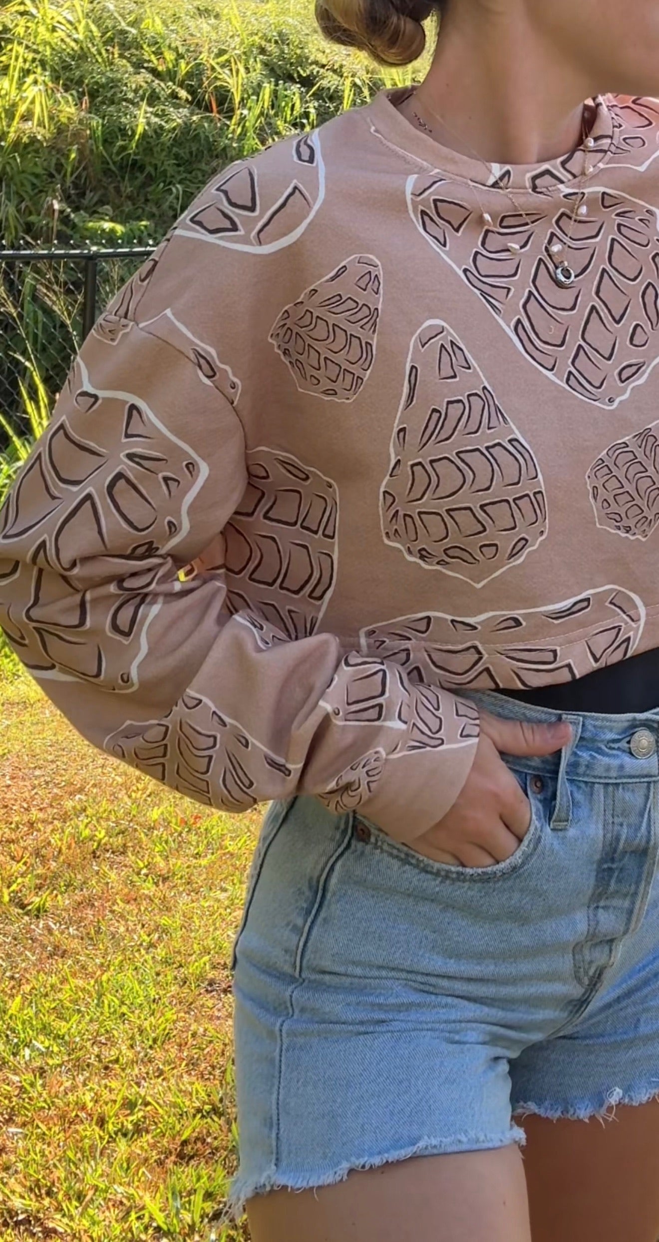 Club Cropped Sweatshirt