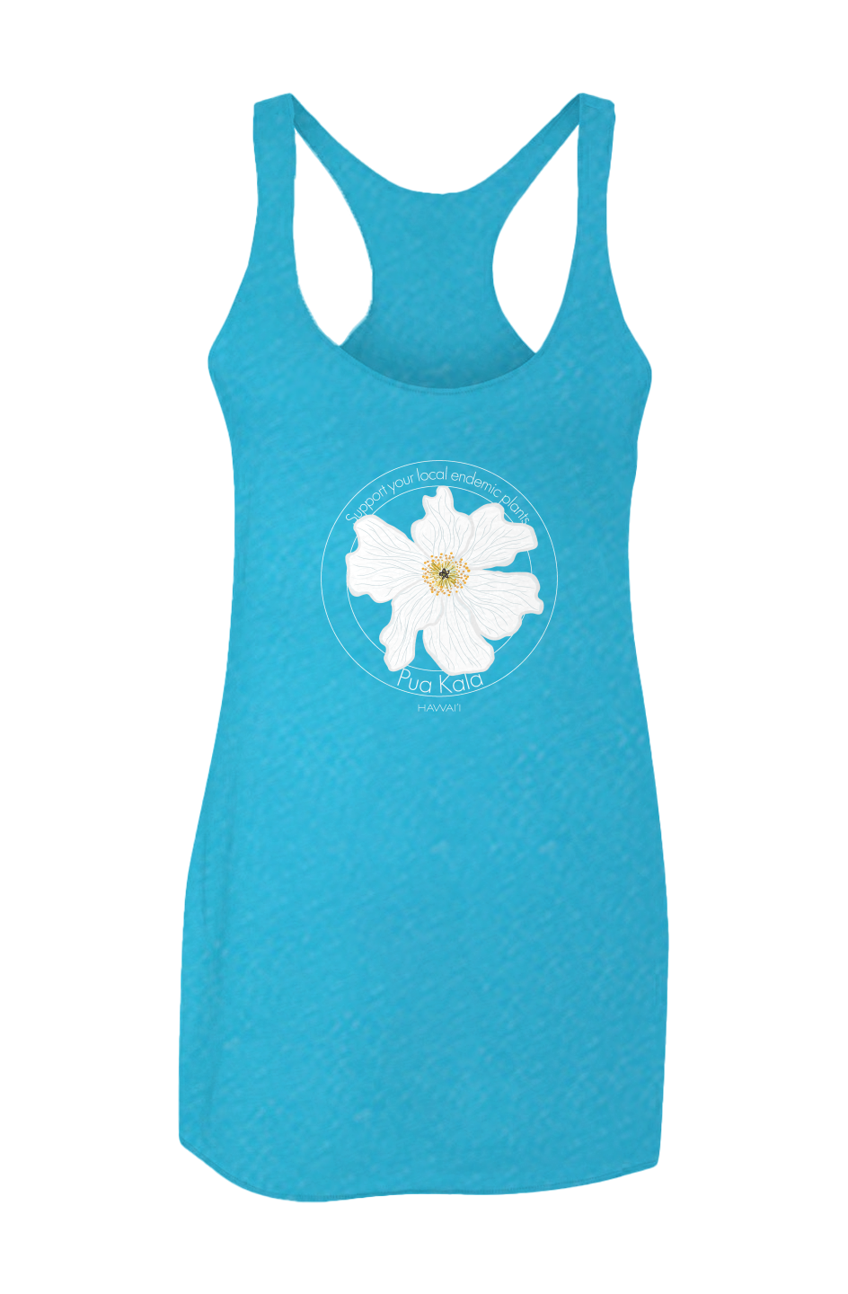 pua kala Women s Triblend Racerback Tank