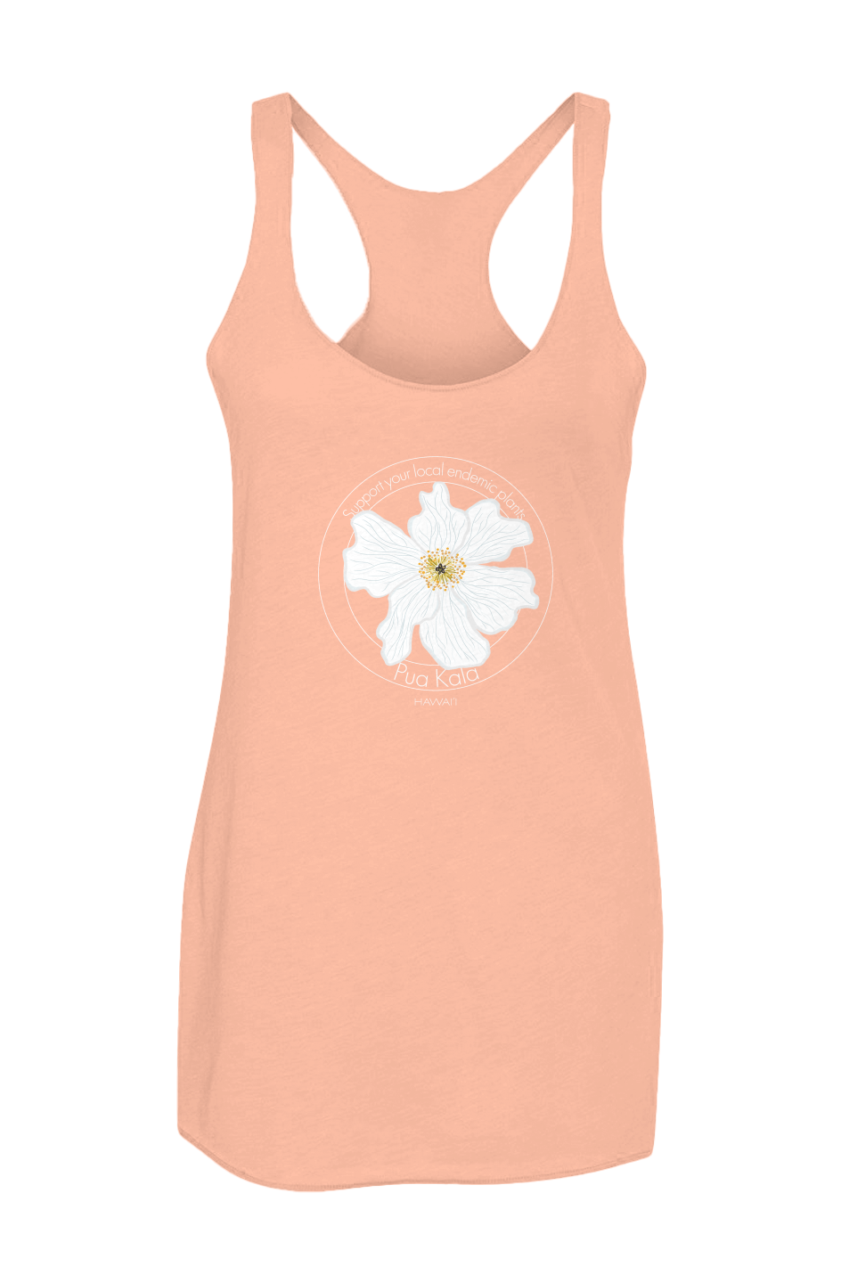 pua kala Women s Triblend Racerback Tank