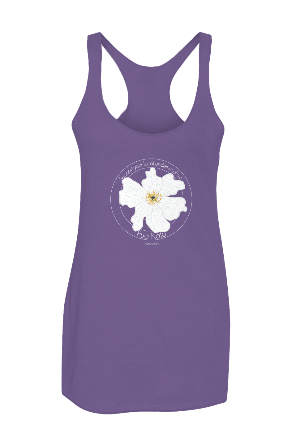 pua kala Women s Triblend Racerback Tank