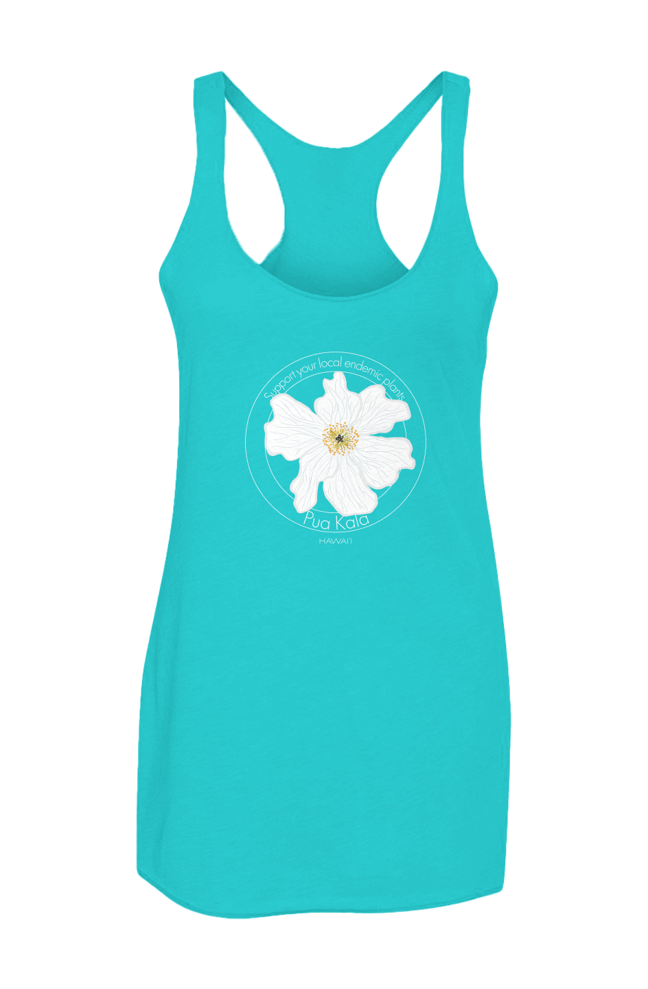 pua kala Women s Triblend Racerback Tank