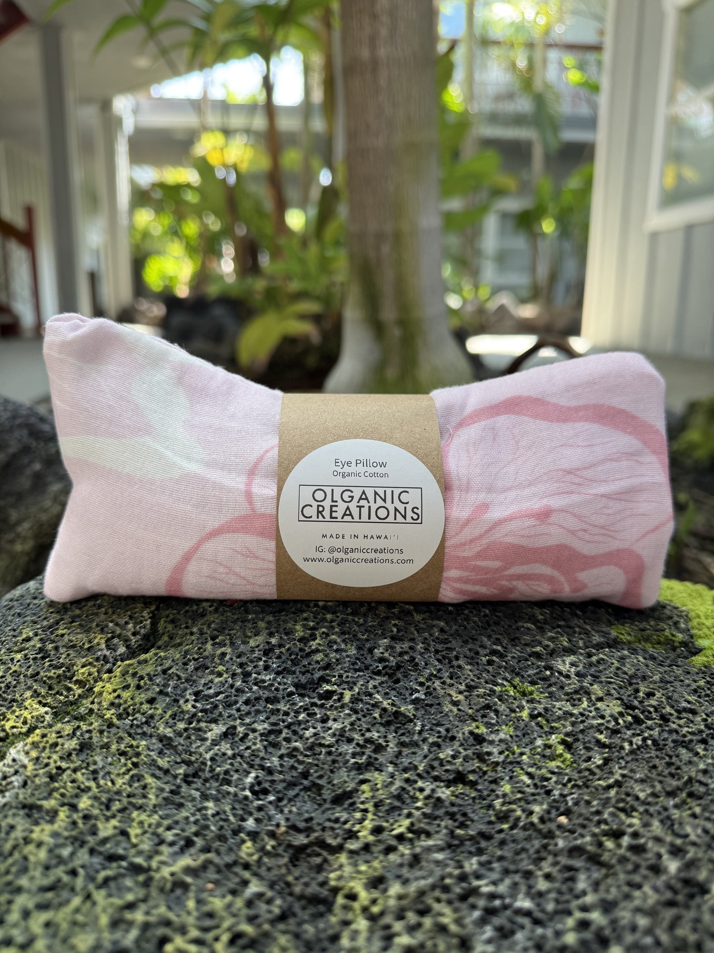 Sakura 2025 🌸 - Eye Pillow w/ Organic Lavender Buds - Organic Cotton