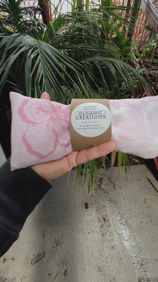 Sakura 2025 🌸 - Eye Pillow w/ Organic Lavender Buds - Organic Cotton